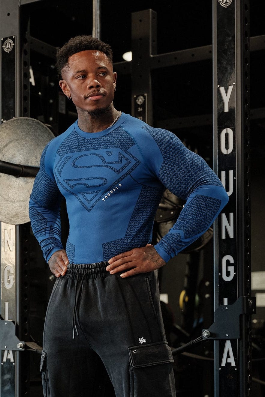 8066 - Superman Compression Longsleeves - Image 3