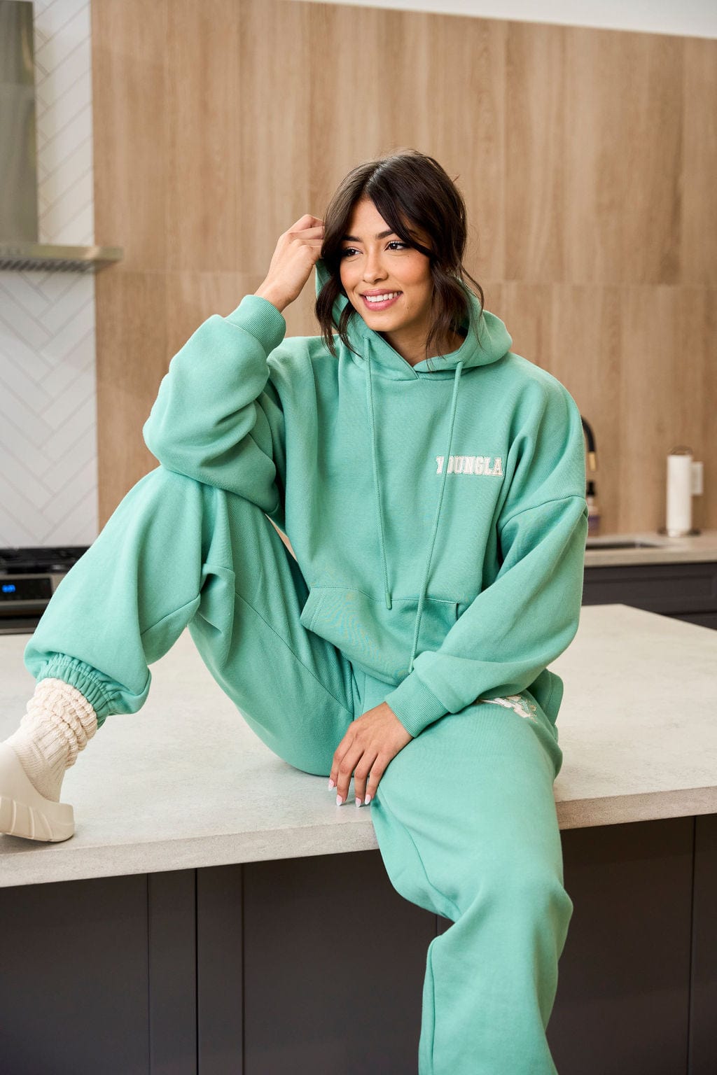 W524 - Teddy Hoodie - Image 2