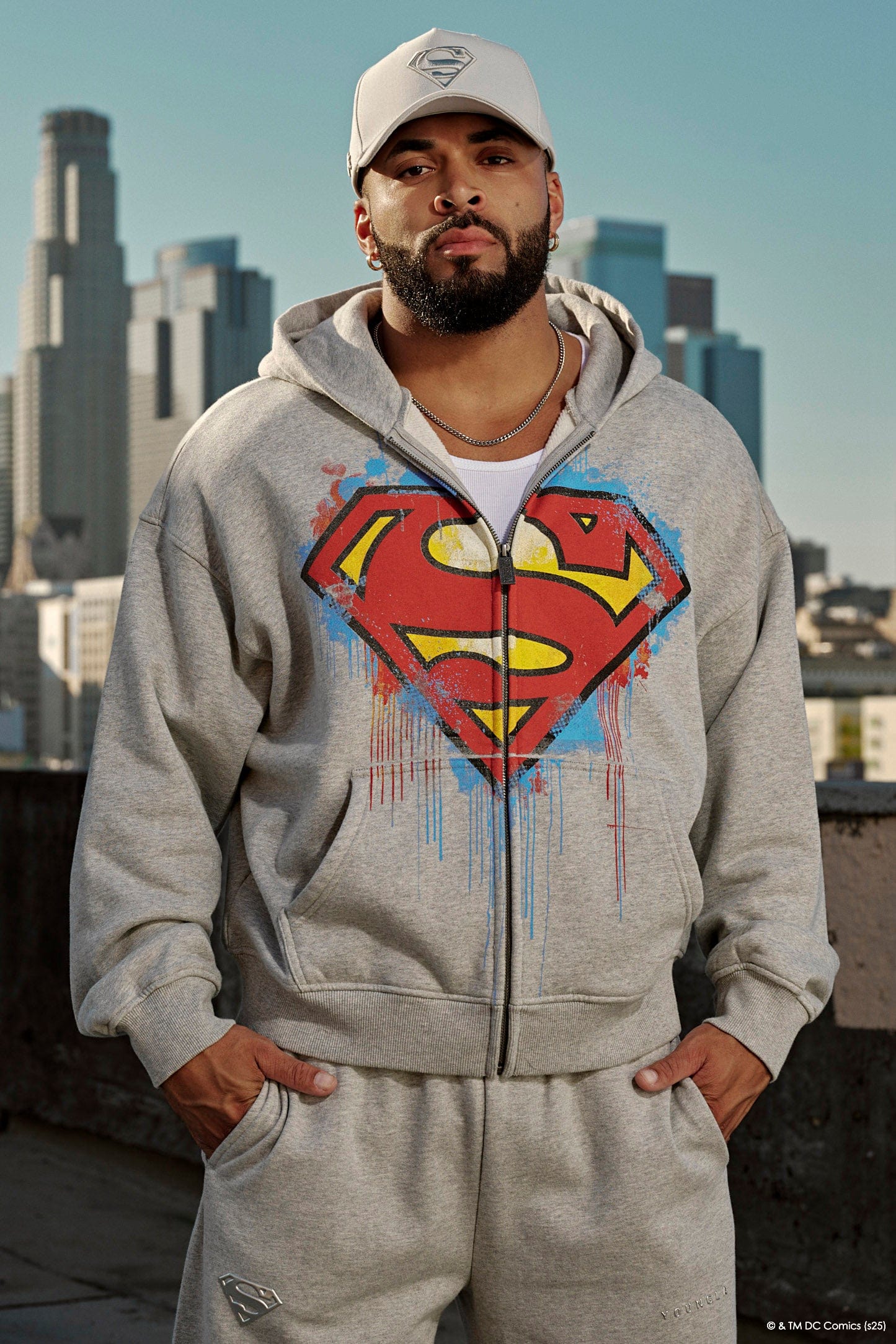5011 - Superman Drip Zip-Ups - Image 2